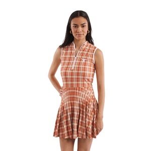 Smith & Quinn UT Game Day Plaid Dress XL Orange White University of Texas